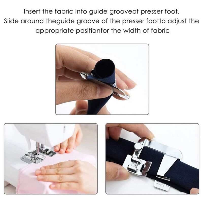 AA63 HOT 6 Pcs Rolled Hem Pres – Sewing Roll recenzja i cena