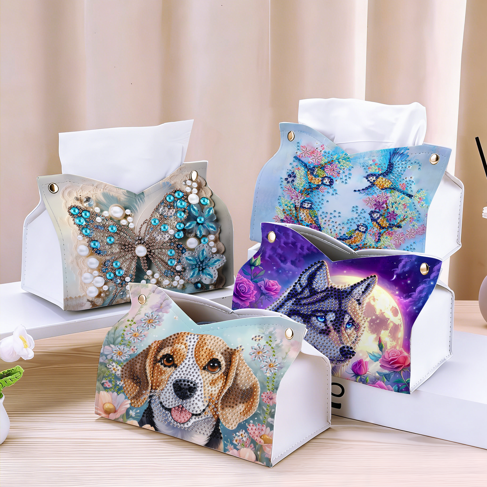 1-Piece Set of Diamond Paintin – Pattern Tissue Paper recenzja i cena