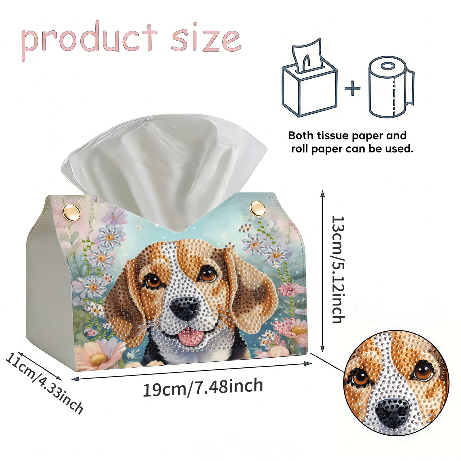1-Piece Set of Diamond Paintin – Pattern Tissue Paper recenzja i cena