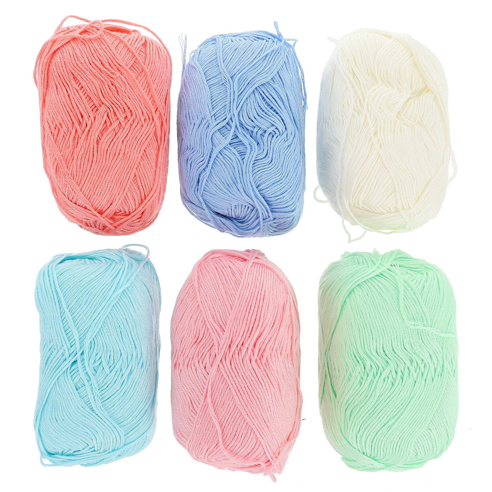 6 Rolls Crochet Yarn Kit Soft  – Sewing Roll recenzja i cena