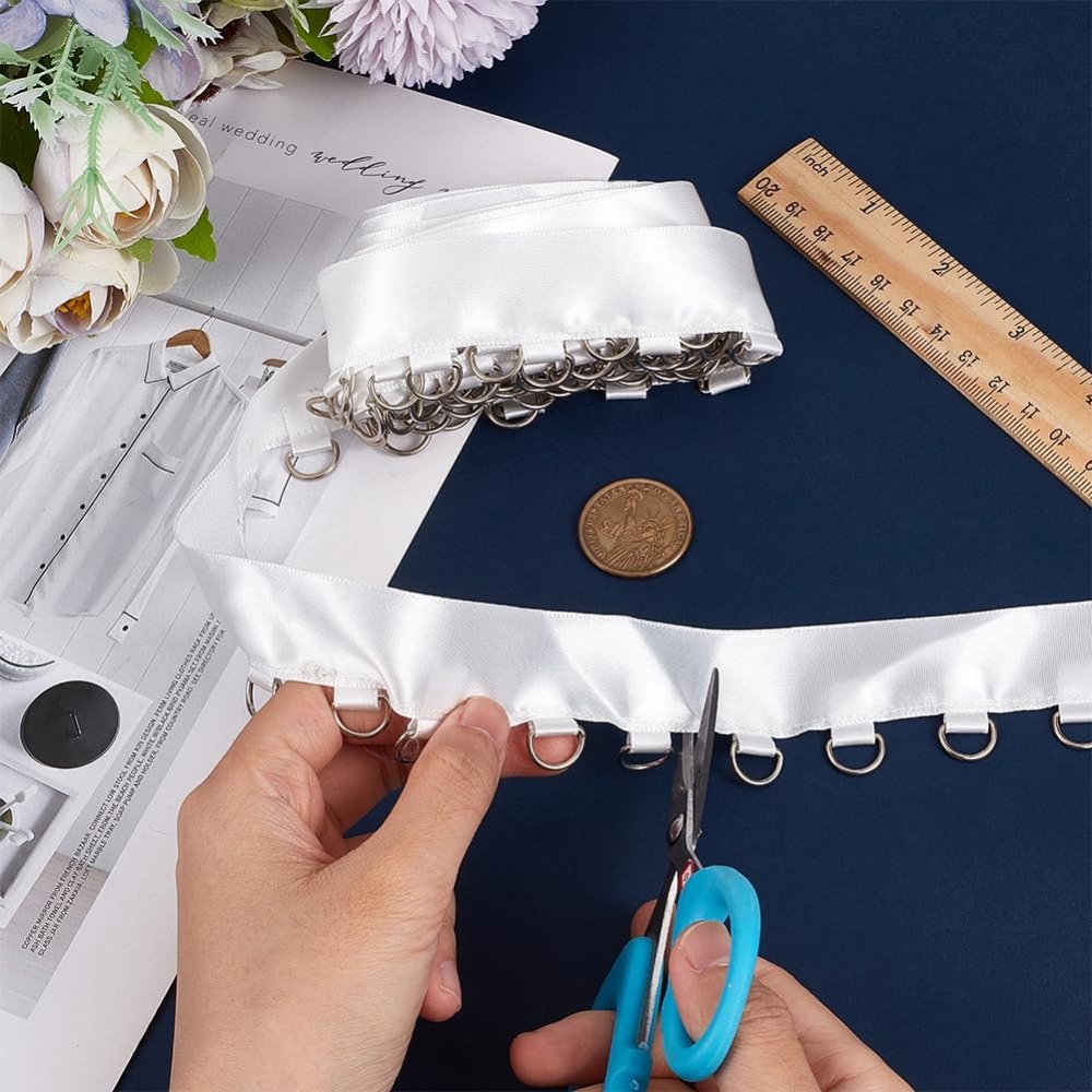 4 Yards White Grommet Trim wit – Sewing Kit recenzja i cena