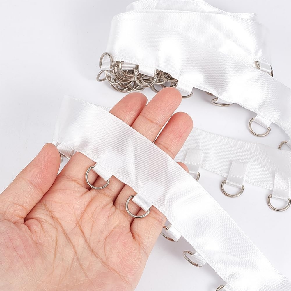 4 Yards White Grommet Trim wit – Sewing Kit recenzja i cena