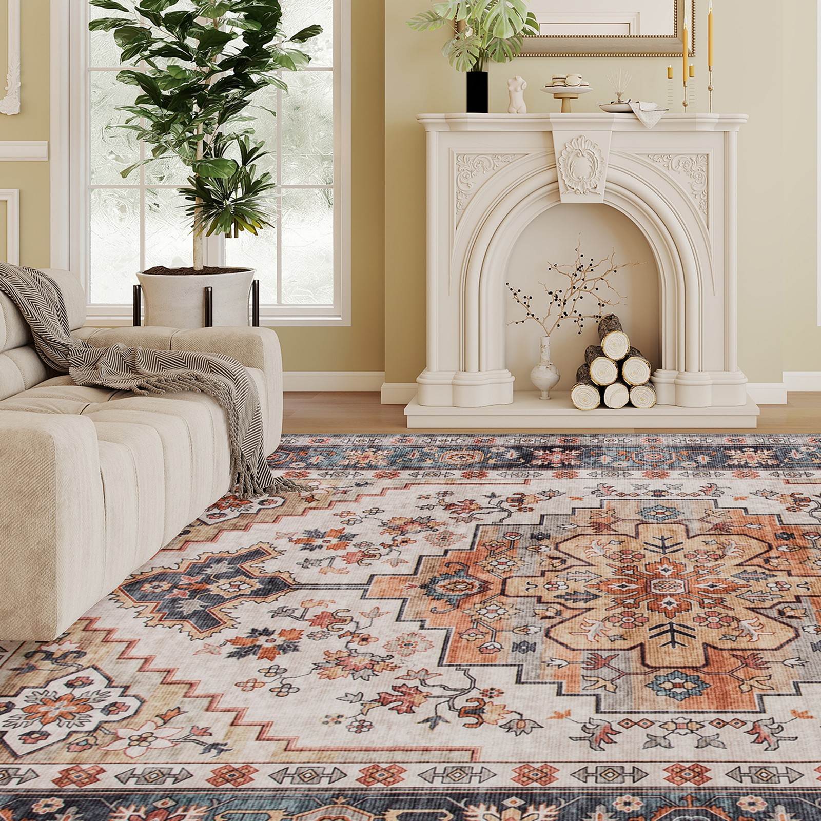 Area Rug 5x7, Machine Washable – Century Textile & Sewing Supply By Owner recenzja i cena