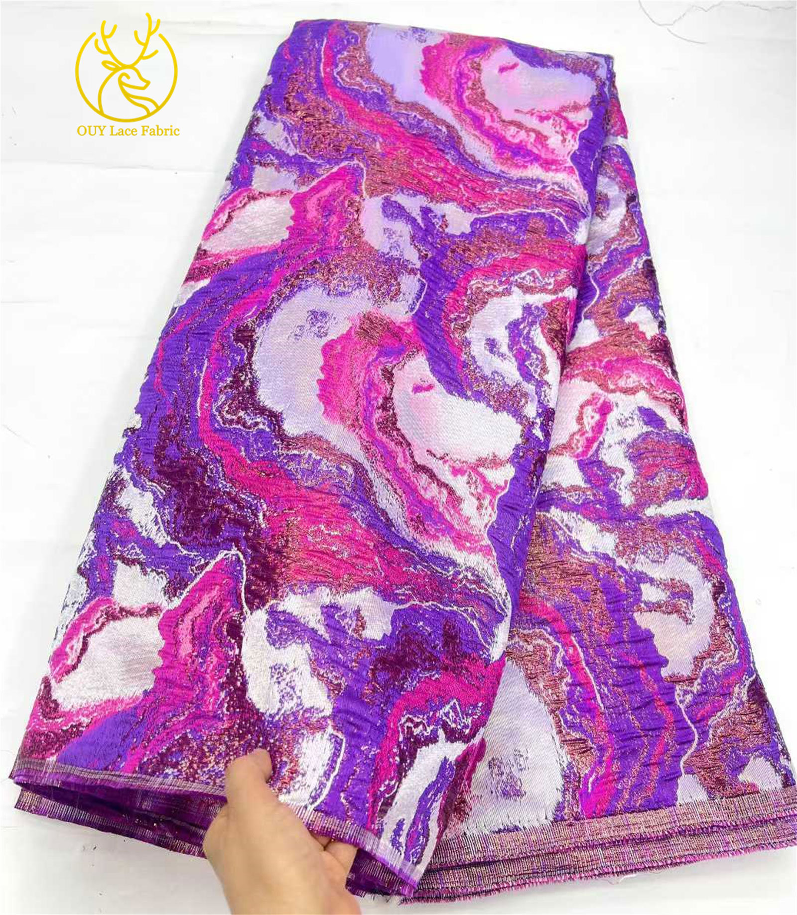 Fashion Brocade Jacquard Lace  – Sewing Gathering recenzja i cena