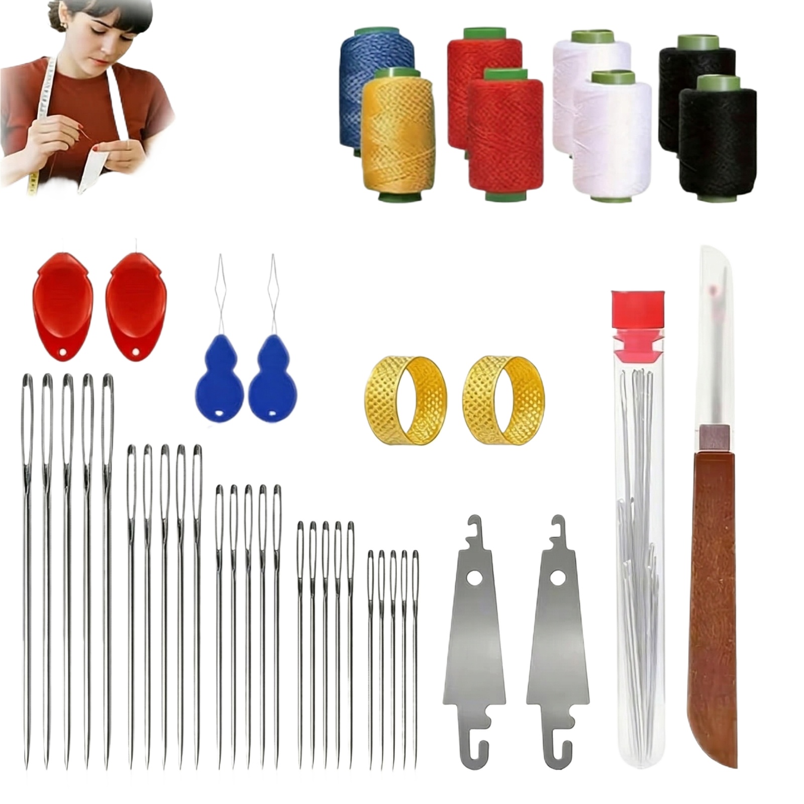 43pcs Big Eye Sewing Needle Ki – Sewing Kit recenzja i cena