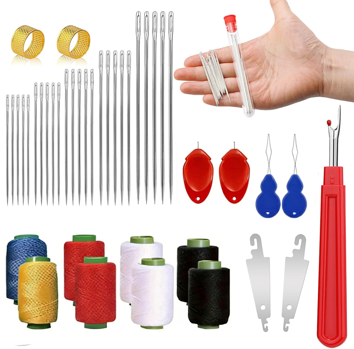 43pcs Big Eye Sewing Needle Ki – Sewing Kit recenzja i cena