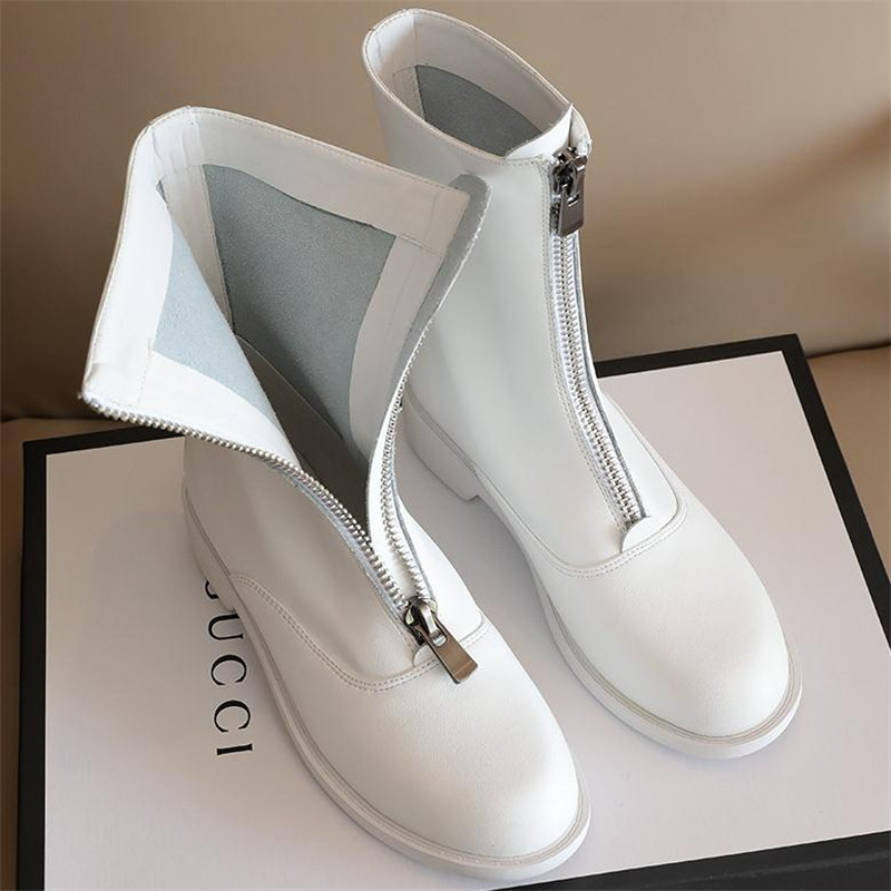 3cm Genuine Leather Trend Fron – Sewing Front Zipper recenzja i cena