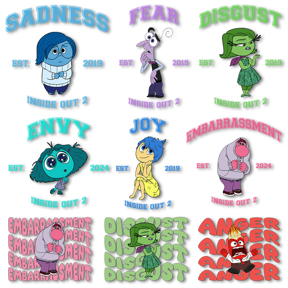 Inside Out Iron on Decals Heat – Velcro Sew On recenzja i cena
