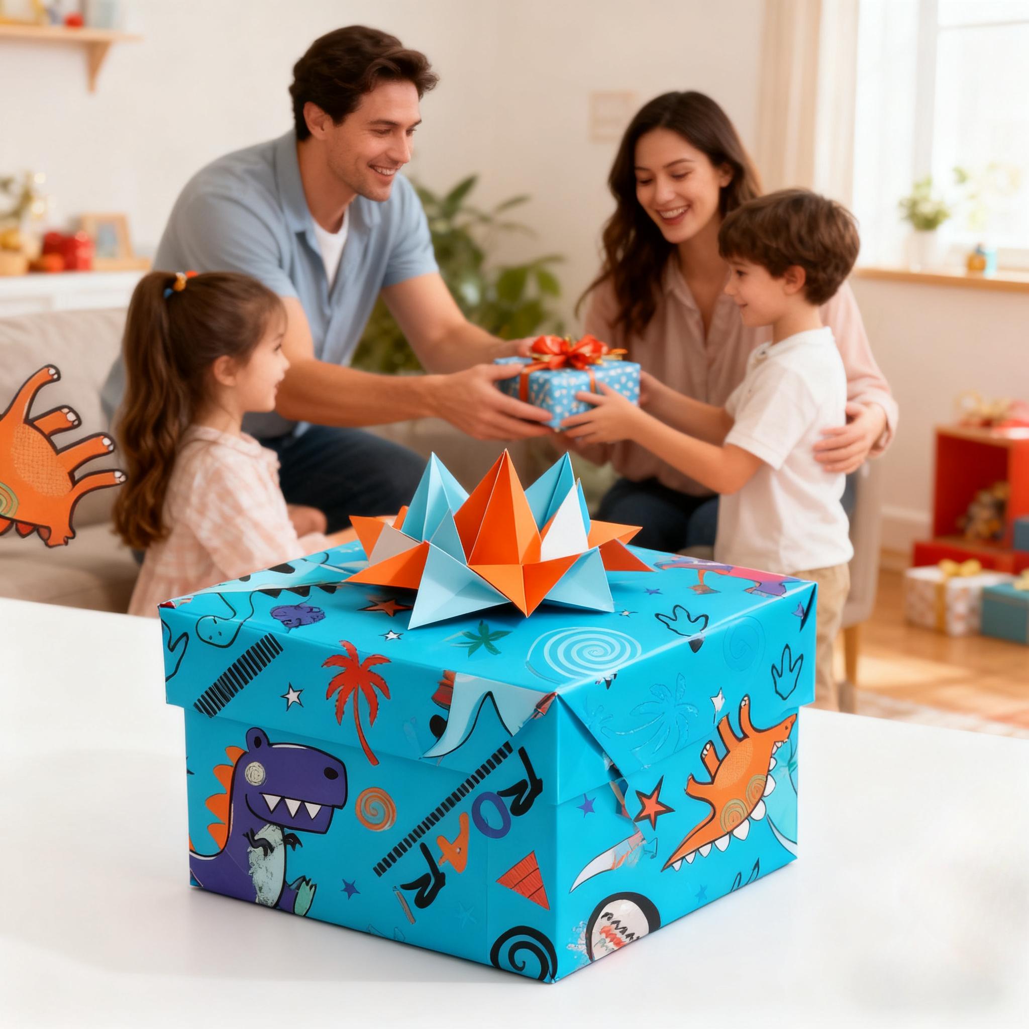 1 Roll Blue Gift Wrapping Pape – Pattern Tissue Paper recenzja i cena