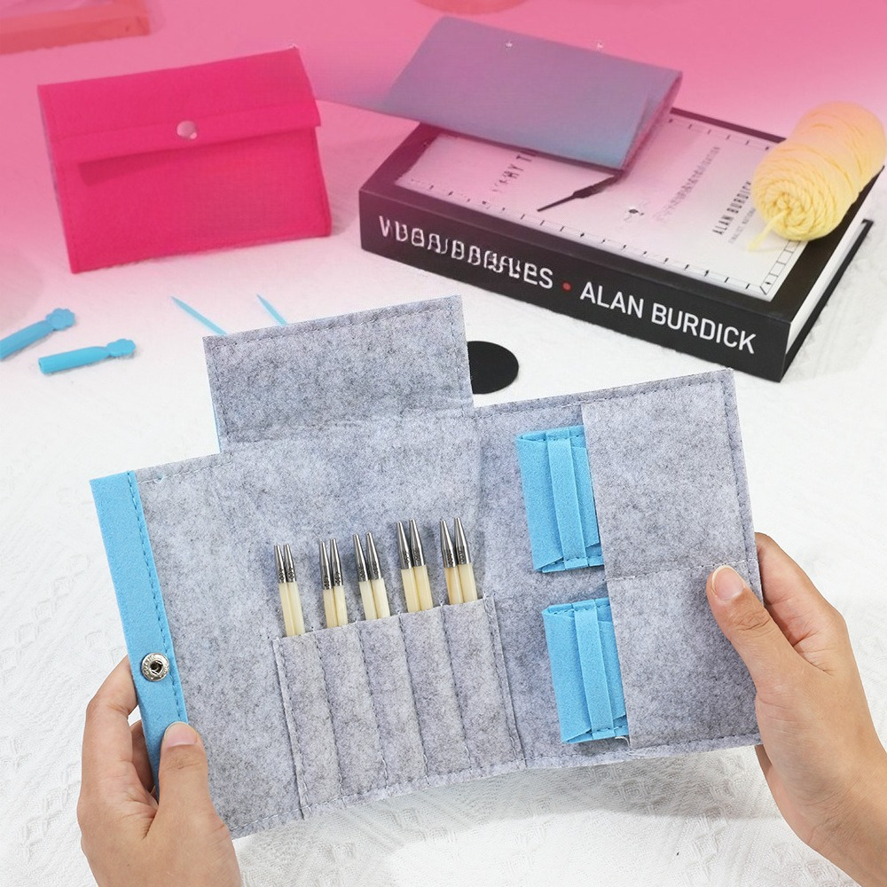 Circular Crochet Hooks Storage – Textile Sewing Kit recenzja i cena