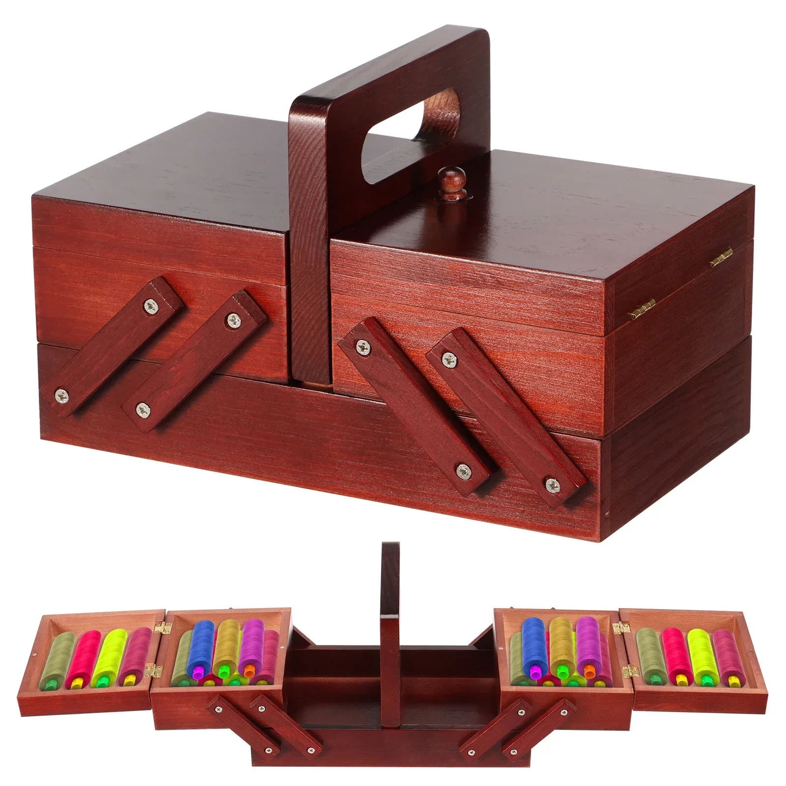 Expandable Sewing Thread Box W – Thread Bobbins Empty recenzja i cena