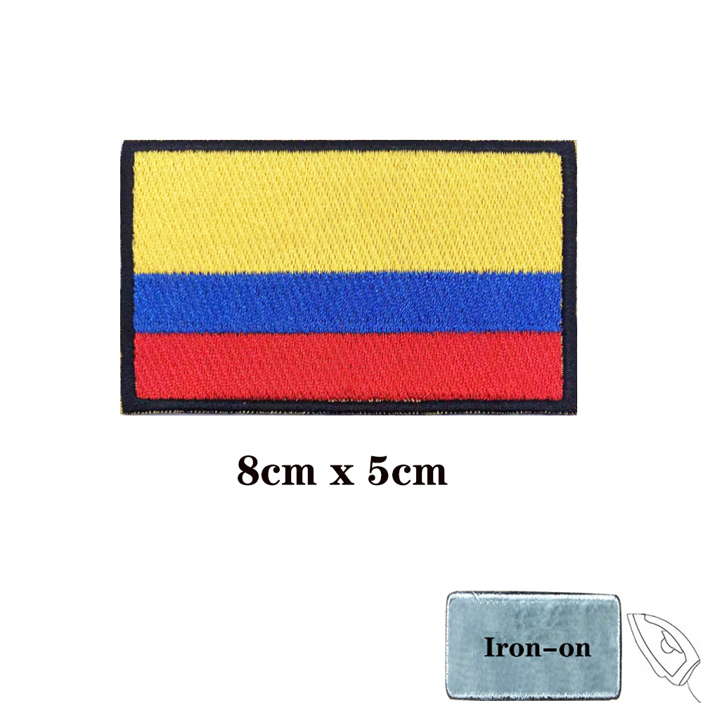 Colombia flag Patches Armband  – Velcro Sew On recenzja i cena
