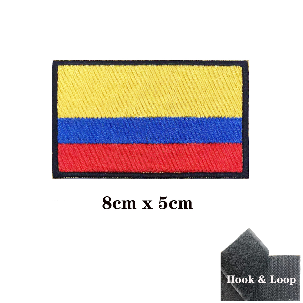 Colombia flag Patches Armband  – Velcro Sew On recenzja i cena