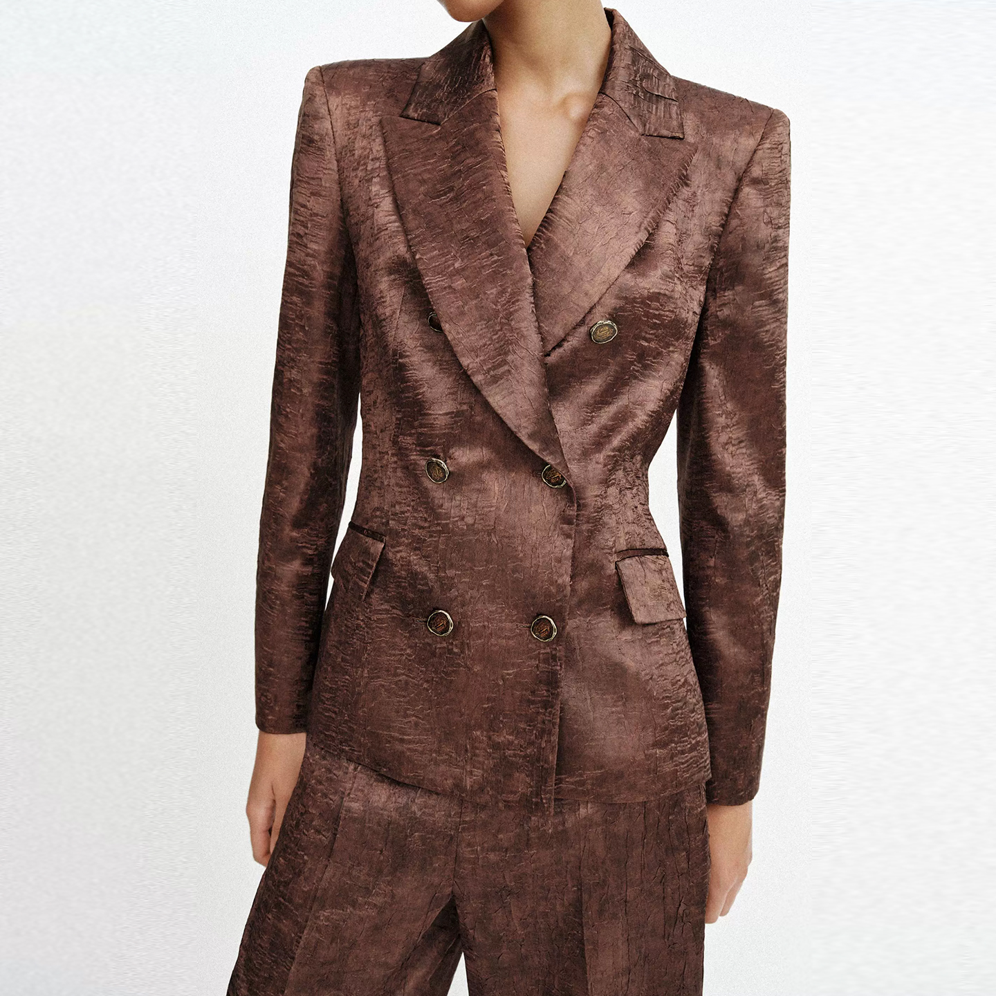 Women's Fashion Suit Set with  – Shoulder Pad Set In recenzja i cena
