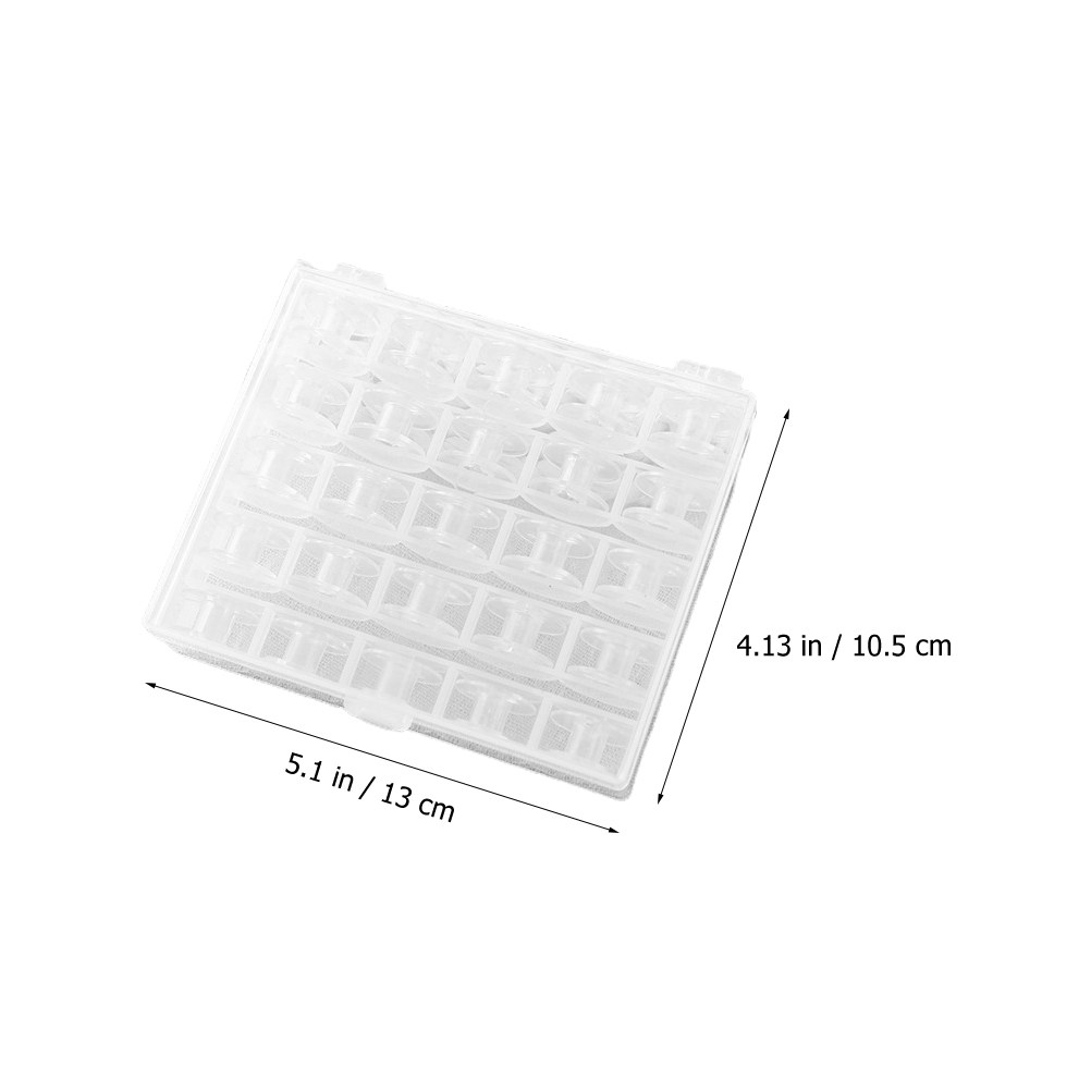 1Set Clear Plastic Bobbins Sew – Thread Bobbins Empty recenzja i cena