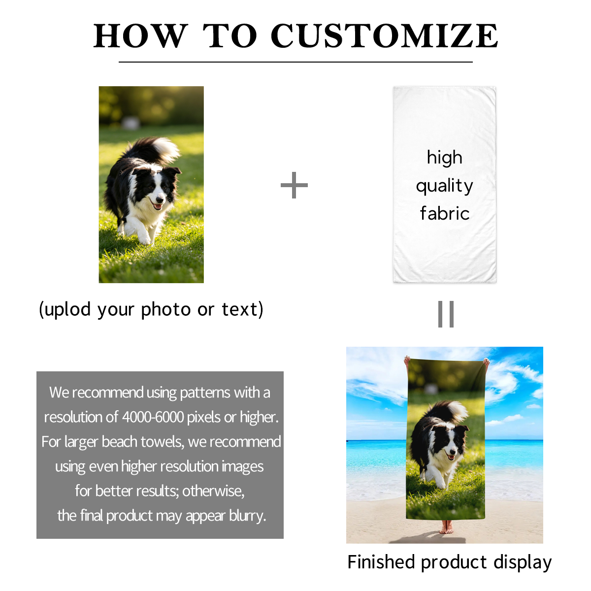 1pc Customized beach towels fo – Sewing Custom recenzja i cena