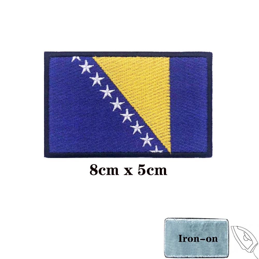 1PC Flag of Bosnia and Herzego – Velcro Sew On recenzja i cena
