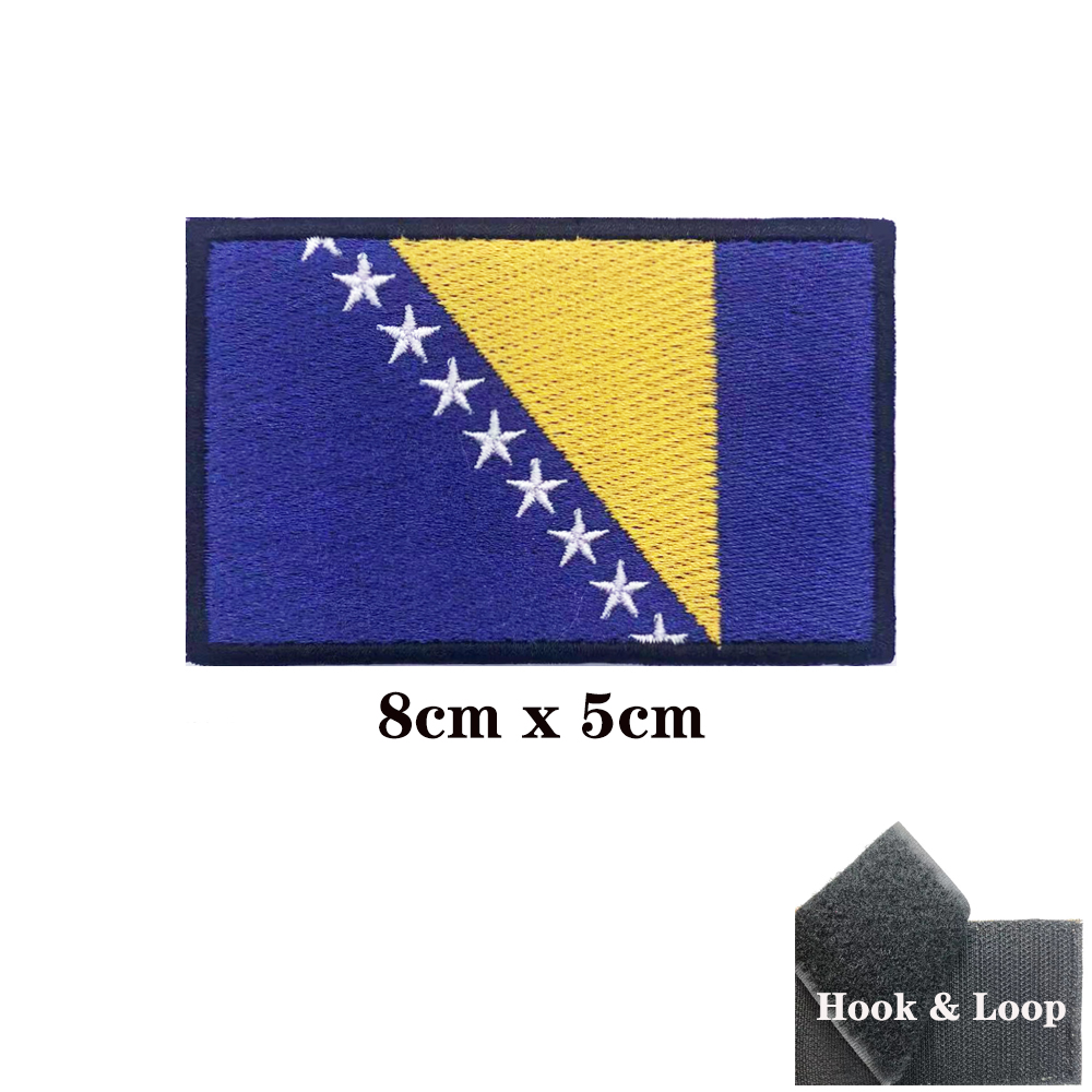 1PC Flag of Bosnia and Herzego – Velcro Sew On recenzja i cena