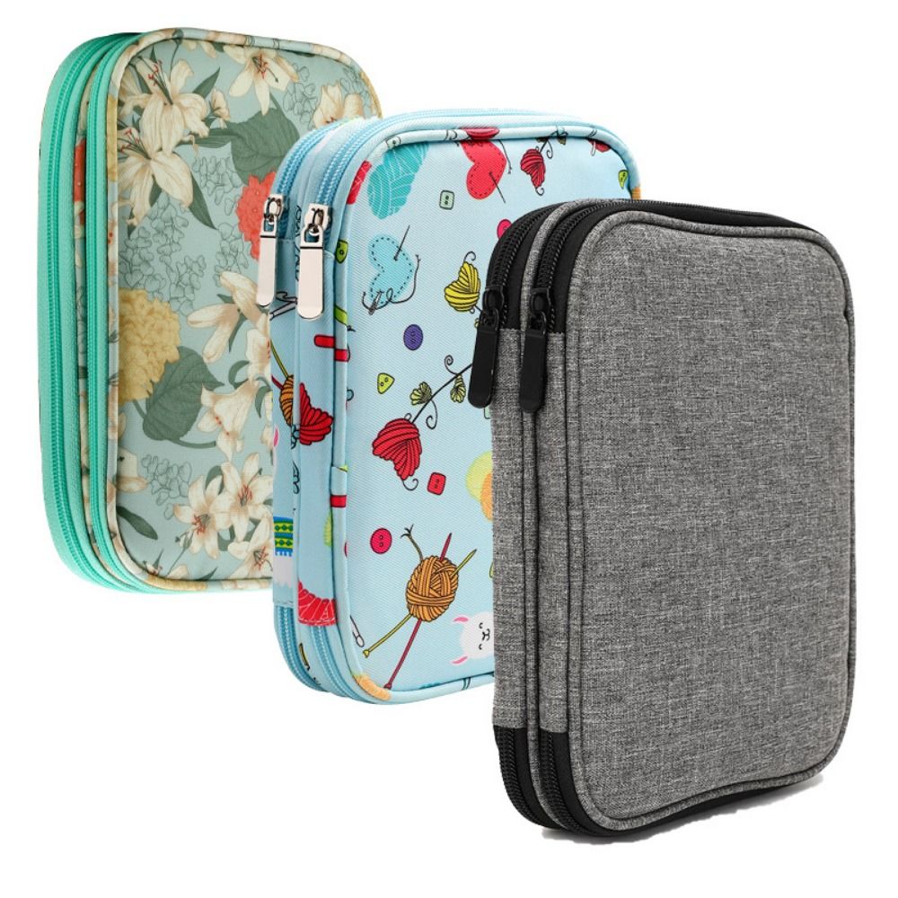 Knitting Needle Case, Portable – Textile Sewing Kit recenzja i cena