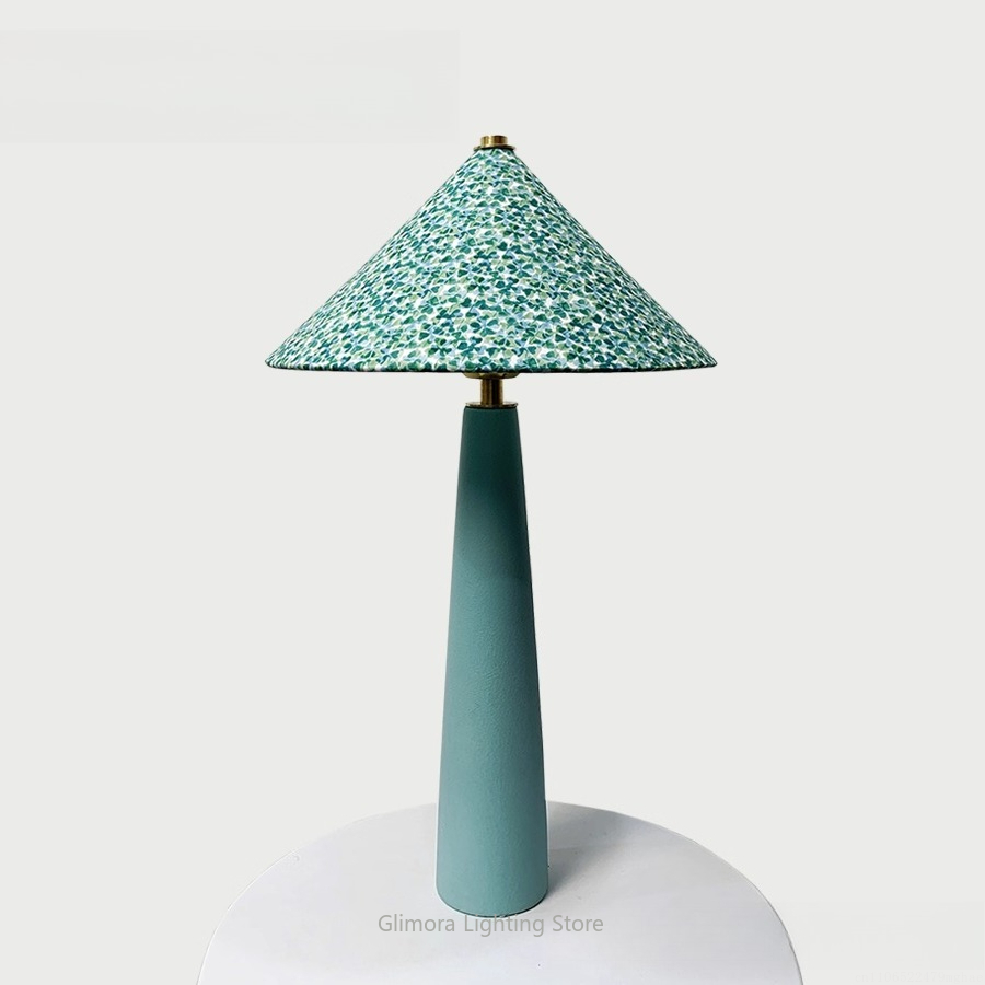 Teal Umbrella Shape Table Lamp – Century Textile & Sewing Supply By Owner recenzja i cena