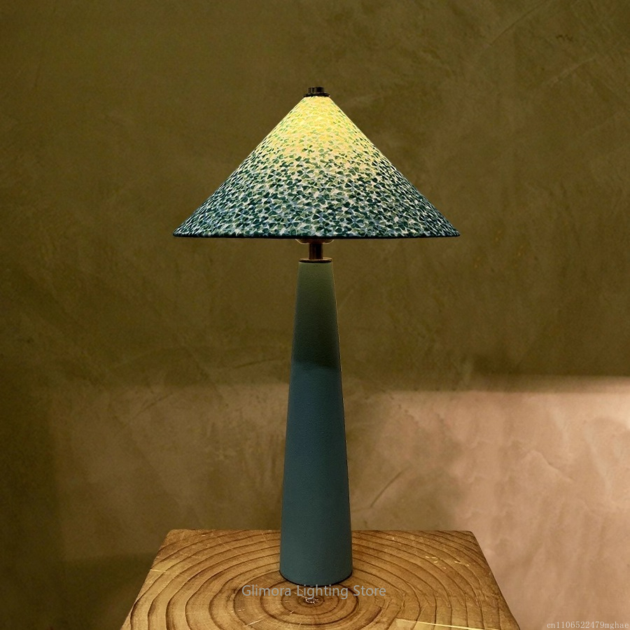 Teal Umbrella Shape Table Lamp – Century Textile & Sewing Supply By Owner recenzja i cena