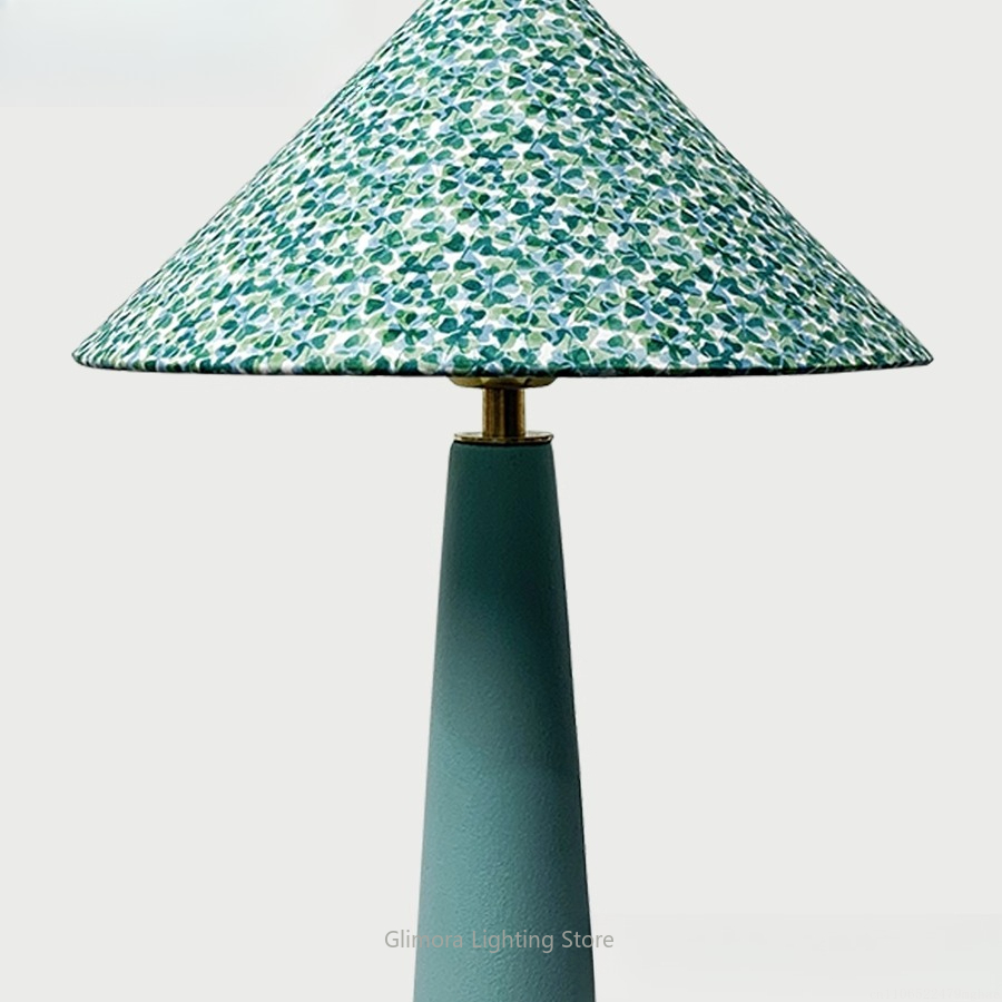 Teal Umbrella Shape Table Lamp – Century Textile & Sewing Supply By Owner recenzja i cena