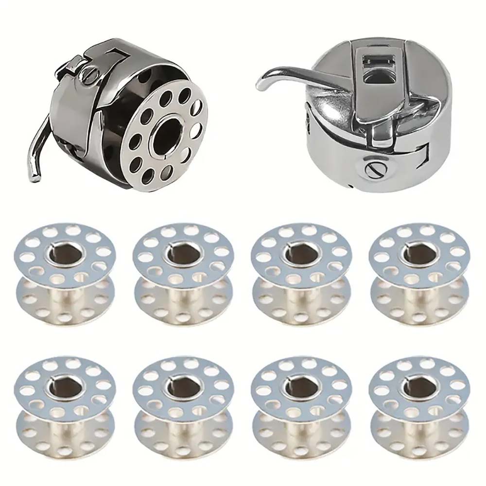Bobbin Case and Metal Bobbins  – Textile Sewing Kit recenzja i cena
