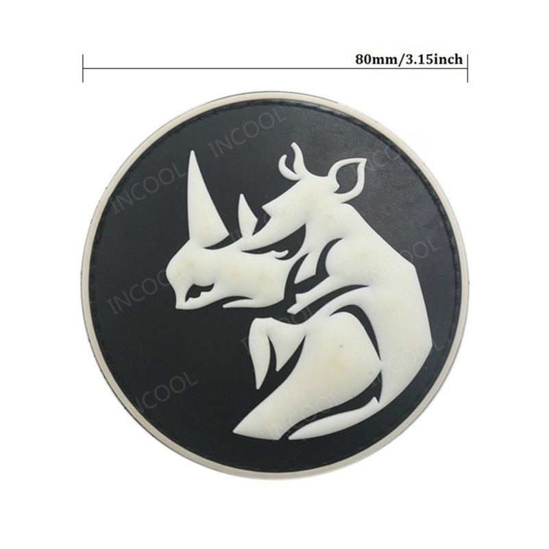 Rhino Head PVC Patch Tactical  – Velcro Sew On recenzja i cena