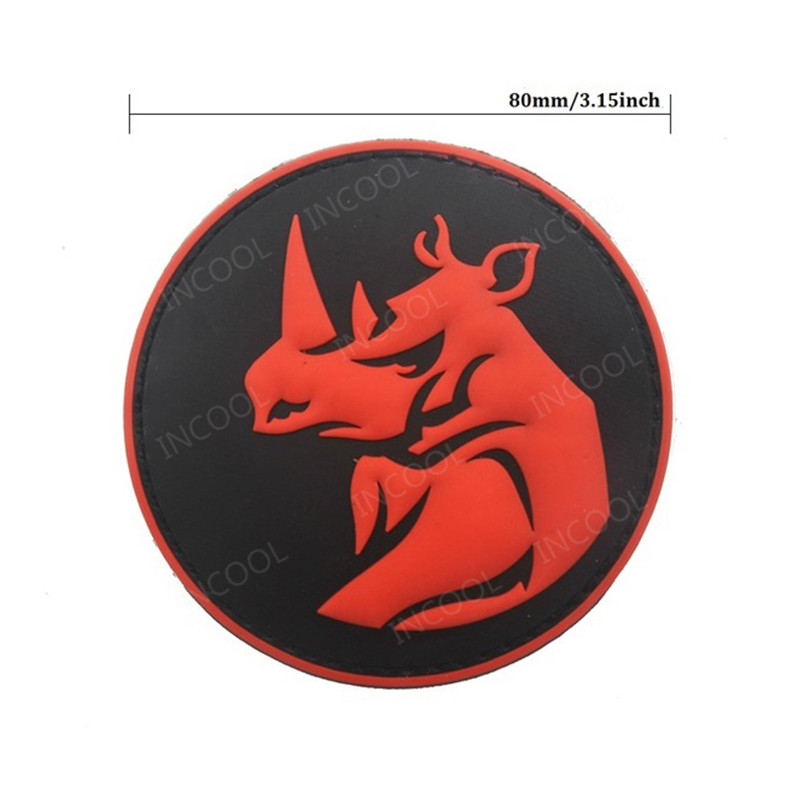 Rhino Head PVC Patch Tactical  – Velcro Sew On recenzja i cena