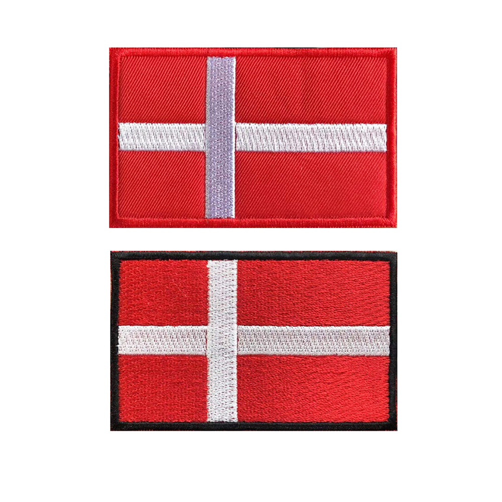 1PC Danish Flag Denmark Embroi – Velcro Sew On recenzja i cena