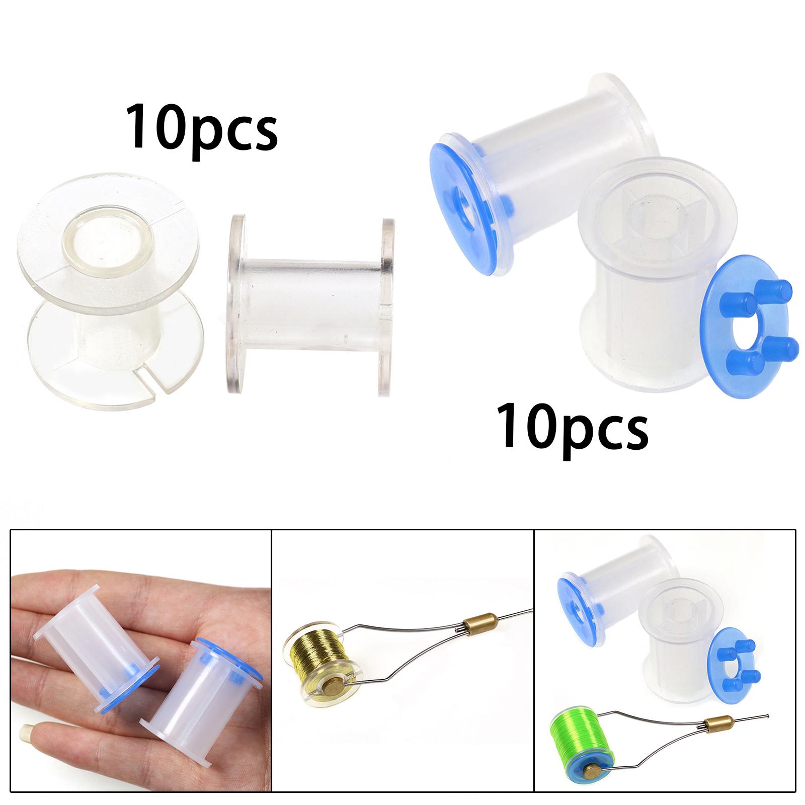 10Pcs Fly Tying Bobbin Spools  – Thread Bobbins Empty recenzja i cena