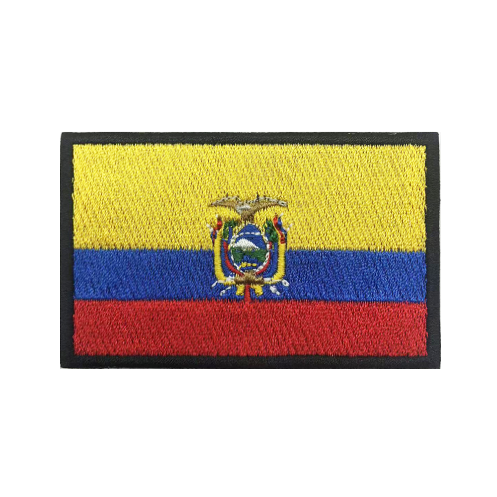 1PC Ecuadorian flag Ecuador Pa – Velcro Sew On recenzja i cena