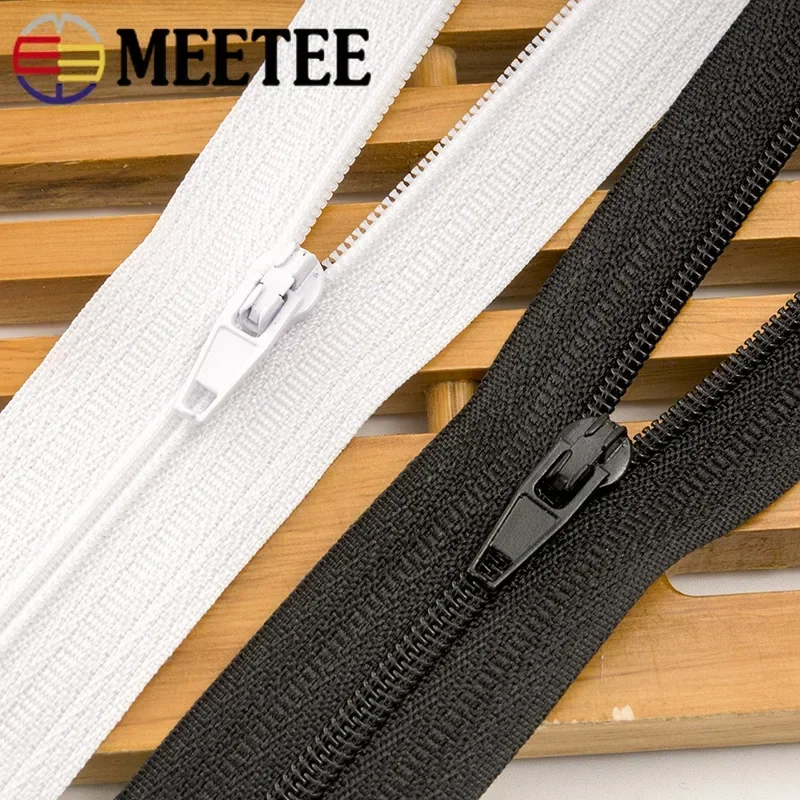 5/10Pcs 40-300cm 3# Nylon Zipp – Sewing Front Zipper recenzja i cena