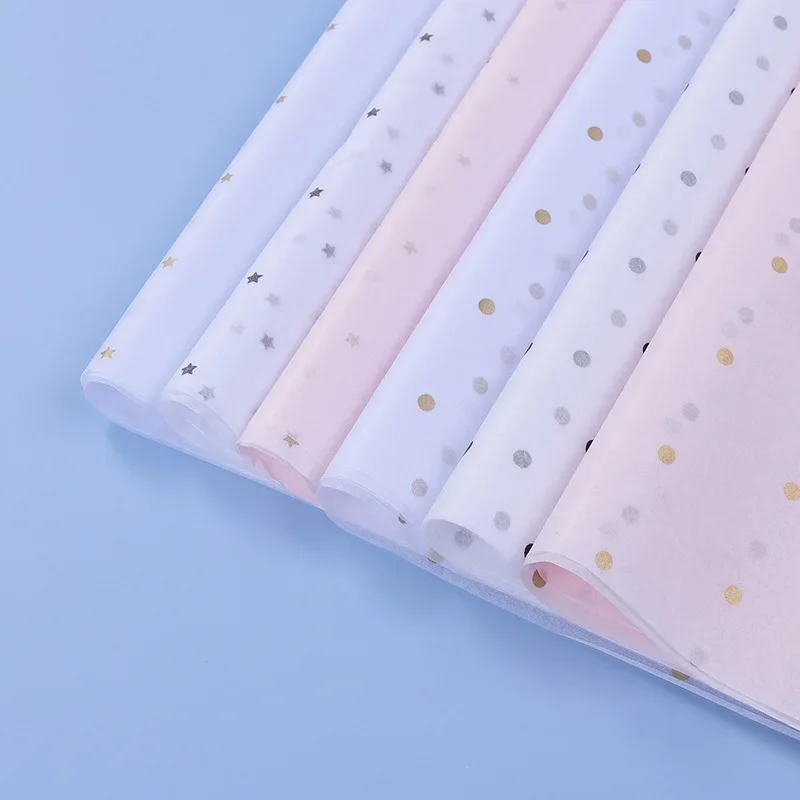 10 Sheets/lot 50*70 Cm Gift Wr – Pattern Tissue Paper recenzja i cena